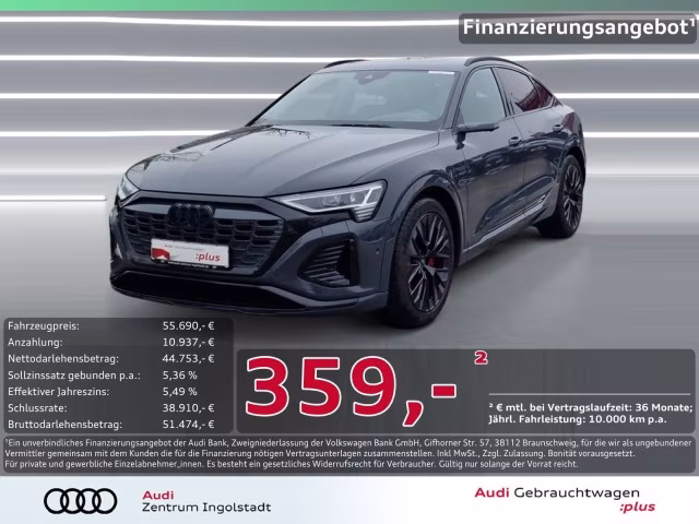 Audi Q8 e-tron Sportback 55 qu edition S line HuD 21&amp;quot;
