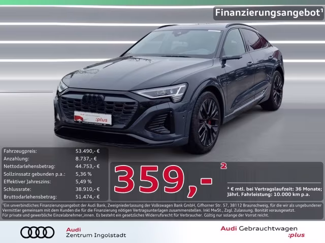 Audi Q8 e-tron Sportback 55 qu edition S line HuD 21&amp;quot;