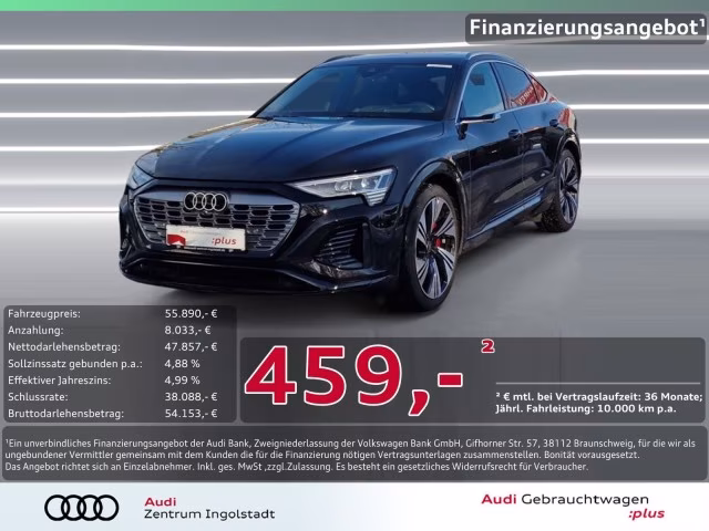 Audi Q8 e-tron Sportback 50 qu S line HuD PANO MATRIX