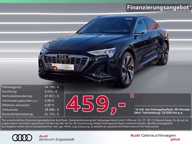 Audi Q8 e-tron Sportback 50 qu S line HuD PANO MATRIX