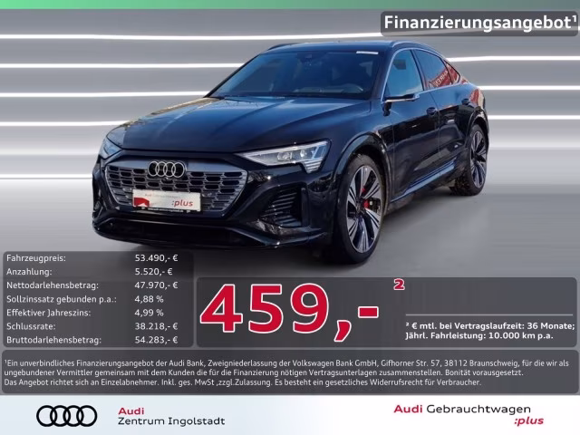 Audi Q8 e-tron Sportback 50 qu S line HuD PANO MATRIX