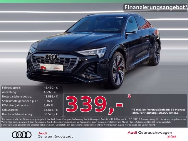 Audi Q8 e-tron Sportback 50 qu S line HuD PANO MATRIX