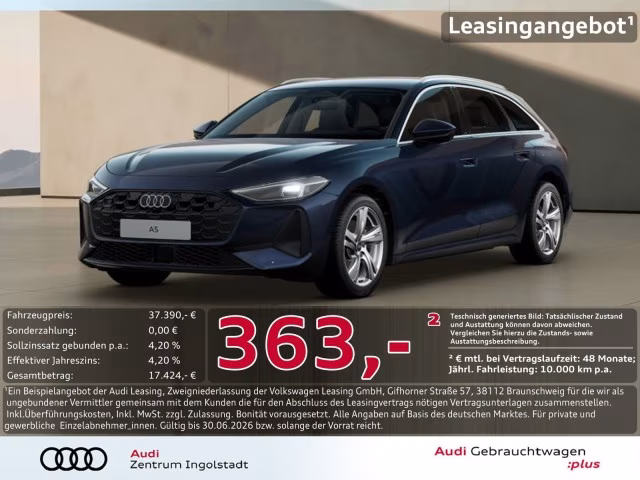 Audi A5 Avant TFSI NAVI LEDER 18&amp;quot; KAM. LED ACC