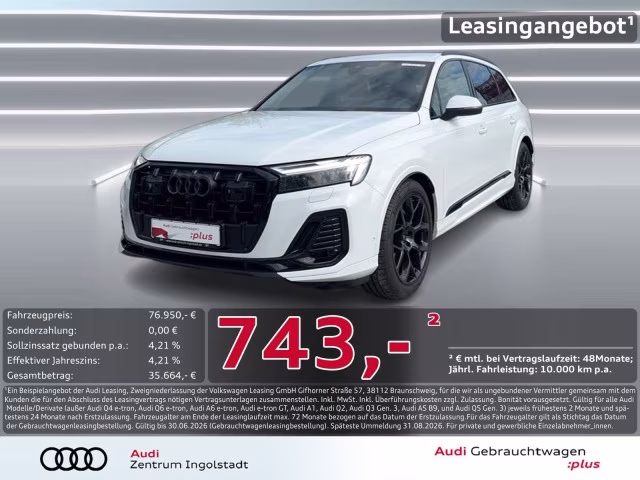 Audi Q7 50 TDI qu S line Luft AHK B&amp;amp;O STHZG MATRIX