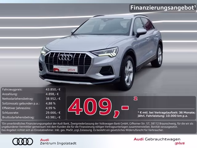 Audi Q3 40 TFSI qu S line MATRIX AHK 360° advanced