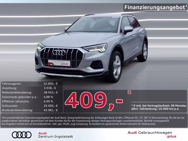 Audi Q3 40 TFSI qu S line MATRIX AHK 360° advanced