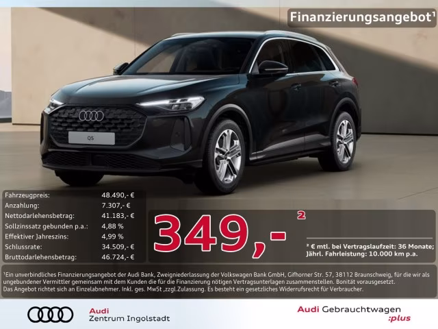 Audi Q5 TFSI Tech AHK S-Sitze LED+ PDC Kamera ACC 19&amp;quot;