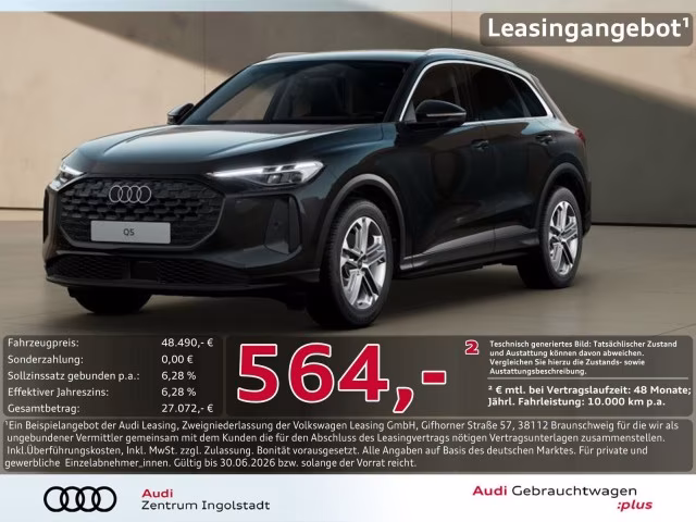 Audi Q5 TFSI Tech AHK S-Sitze LED+ PDC Kamera ACC 19&amp;quot;