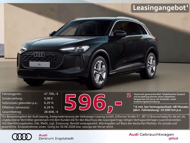 Audi Q5 TFSI Tech AHK S-Sitze LED+ PDC Kamera ACC 19&amp;quot;