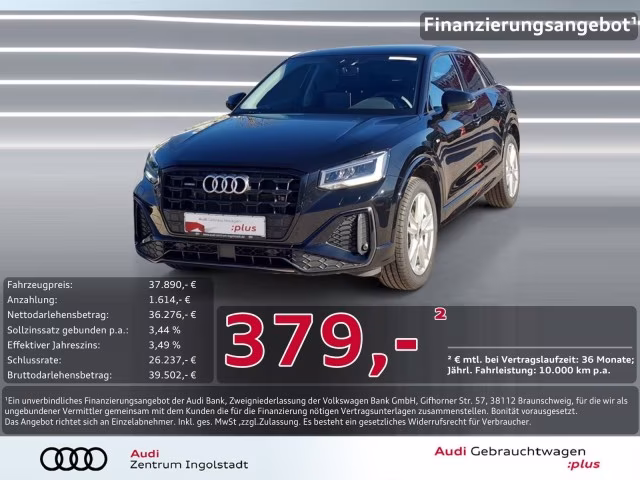 Audi Q2 40 TFSI qu S line AHK S-Sitze KAMERA NAVI ACC