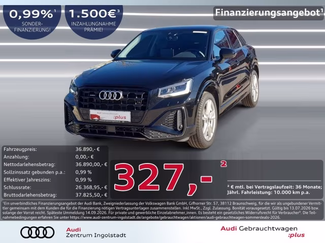 Audi Q2 40 TFSI qu S line AHK S-Sitze KAMERA NAVI ACC