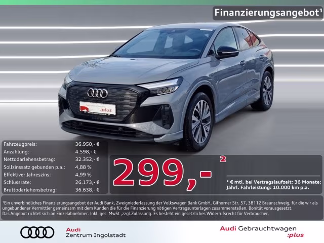Audi Q4 Sportback e-tron 40 S line Kam. ACC advanced