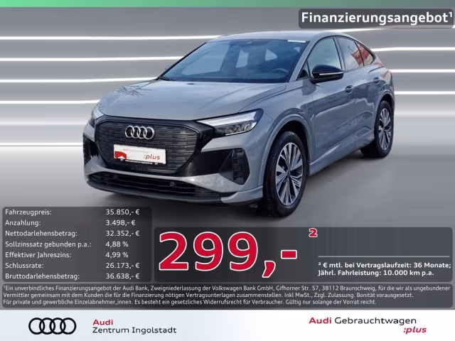 Audi Q4 Sportback e-tron 40 S line Kam. ACC advanced