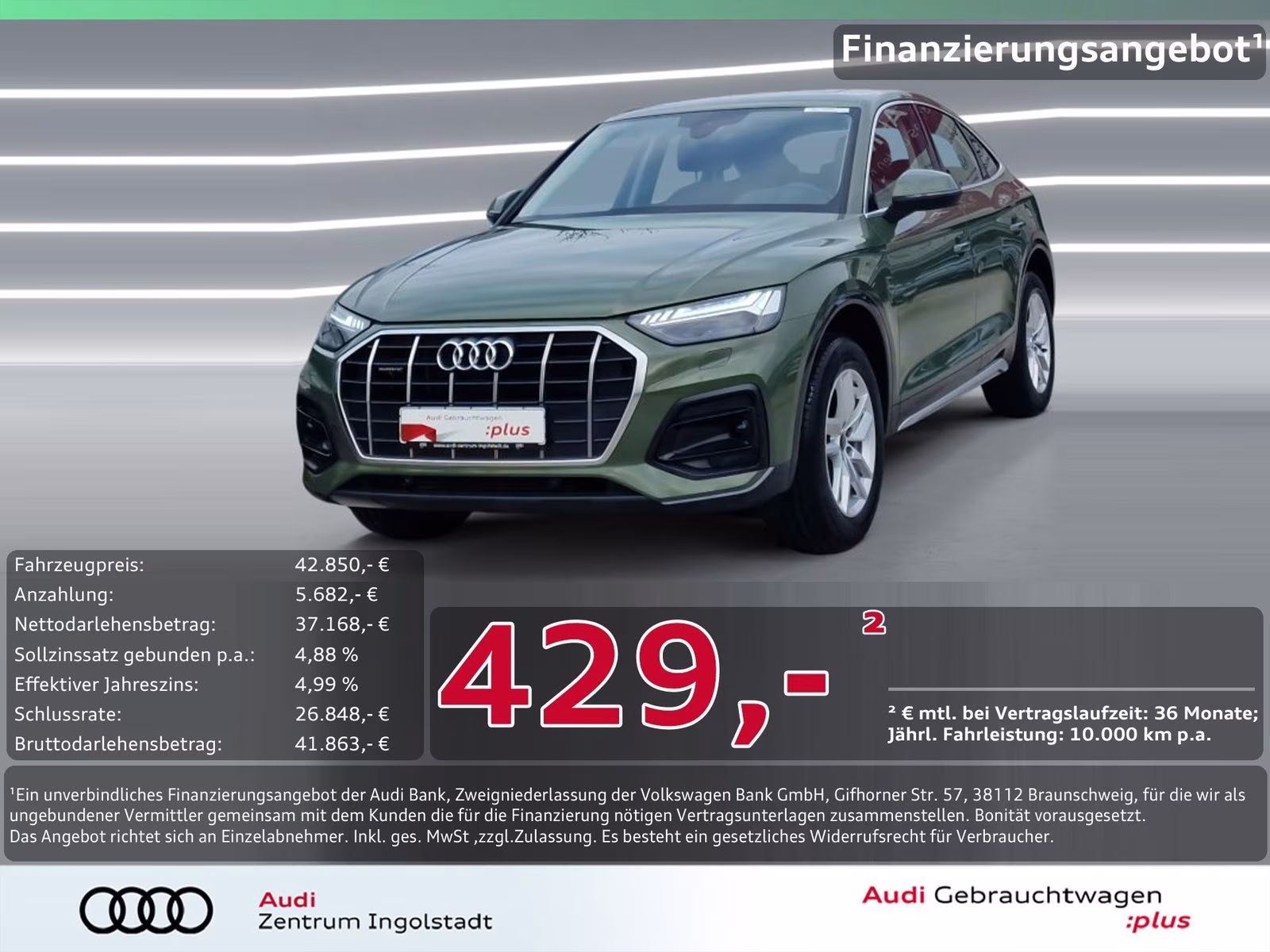 Sportback 50 TFSI e qu PANO MATRIX advanced