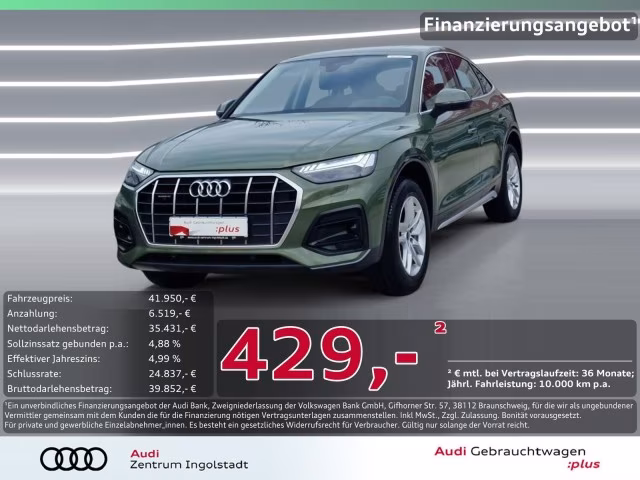 Audi Q5 Sportback 50 TFSI e qu PANO MATRIX advanced