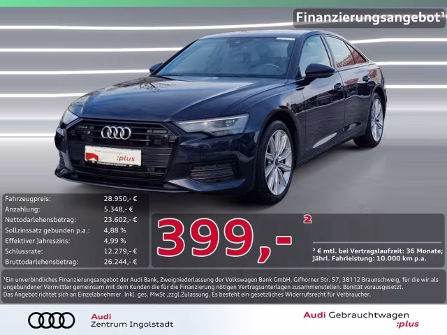 Audi A6 Limousine 50 TFSI e Kamera SHZ LED ACC Design