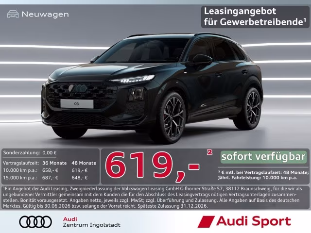 Audi Q3 TDI qu Tech pro MATRIX AHK Pano UPE 75.305,-