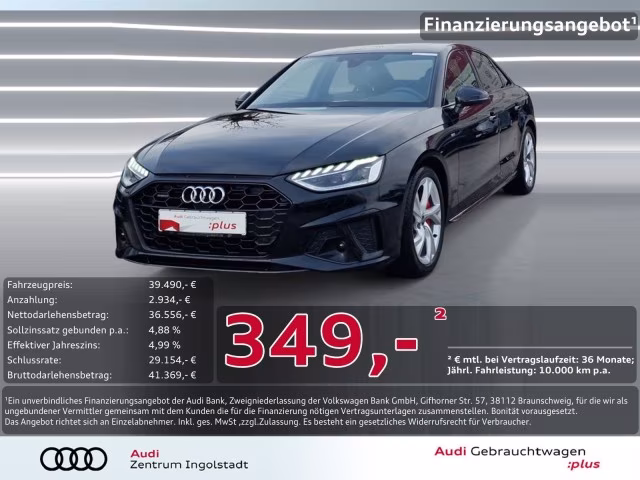Audi A4 Limousine 40 TDI qu S line MATRIX HuD MASSAGE
