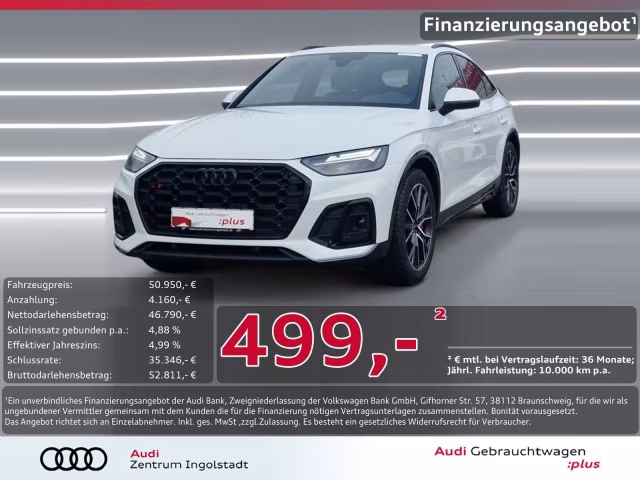 Audi SQ5 Sportback TDI Pano S-Sitze Kam. HuD LED 20&amp;quot;