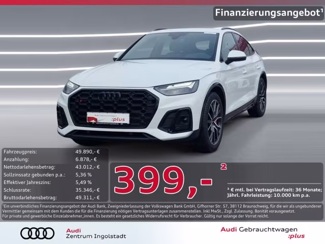 Audi SQ5 Sportback TDI Pano S-Sitze Kam. HuD LED 20&amp;quot;