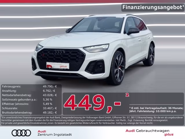 Audi SQ5 TDI qu MATRIX S-Sitze Kamera ACC HuD AHK 21&amp;quot;