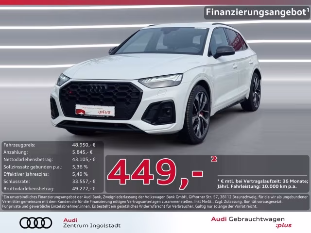 Audi SQ5 TDI qu MATRIX S-Sitze Kamera ACC HuD AHK 21&amp;quot;