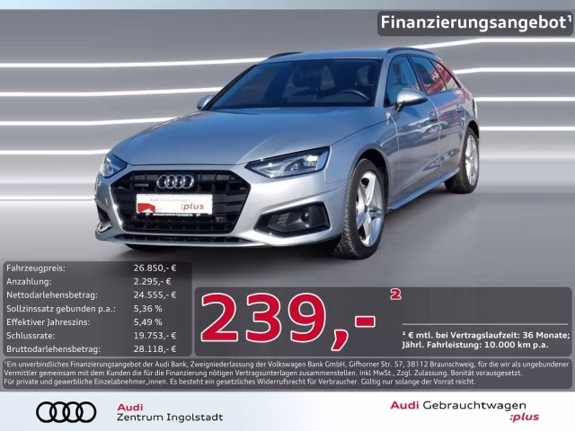 Audi A4 Avant 40 TDI qu KAM. ACC MEMORY NAVI Advanced