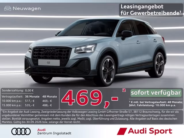 Audi Q2 35 TFSI S line MATRIX AHK KAMERA UPE 48.215,-