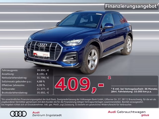 Audi Q5 40 TDI qu S line PANO LED 360° NAVI+ Advanced