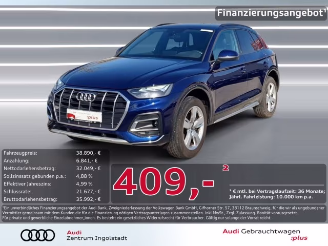 Audi Q5 40 TDI qu S line PANO LED 360° NAVI+ Advanced