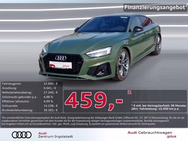 Audi A5 Sportback 40 TDI S line MATRIX Kamera ACC 19&amp;quot;