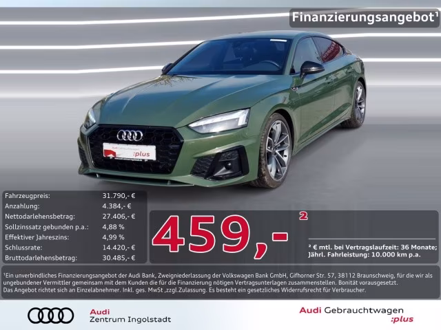 Audi A5 Sportback 40 TDI S line MATRIX Kamera ACC 19&amp;quot;