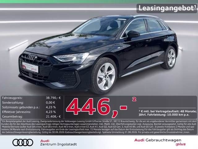 Audi A3 Sportback 40 TFSI e S line AHK LED ACC KAMERA