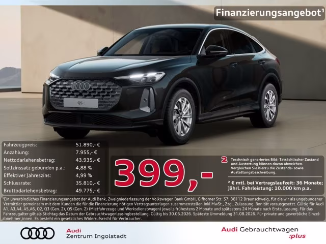 Audi Q5 Sportback TDI qu AHK KAMERA LED ACC PDC+ 18&amp;quot;