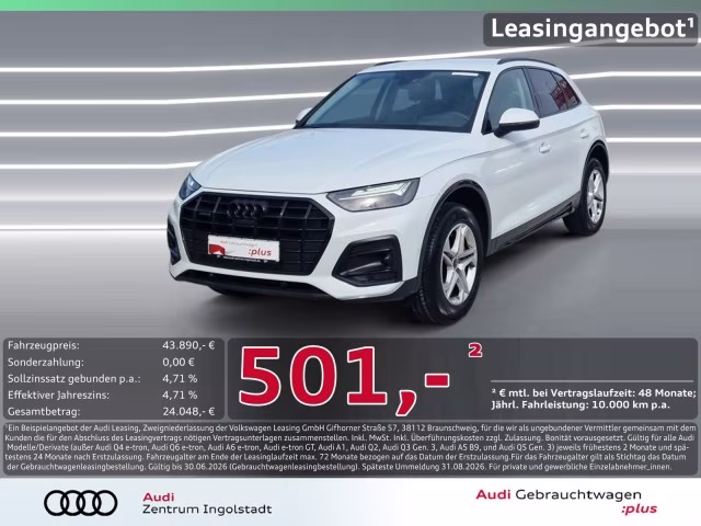 Audi Q5 50 TFSI e qu AHK HuD 360° NAVI+ LED advanced
