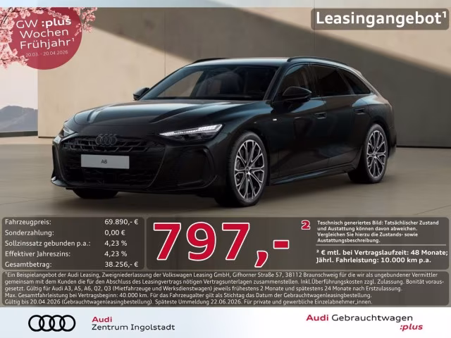 Audi A6 Avant TFSI qu S line Tech+ MATRIX AHK ACC B&amp;amp;O