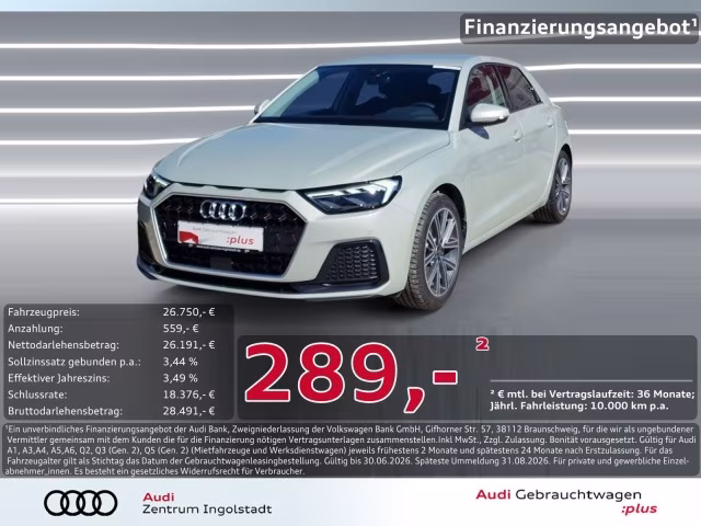 Audi A1 Sportback 30 TFSI LED NAVI PDC+ ACC Advanced