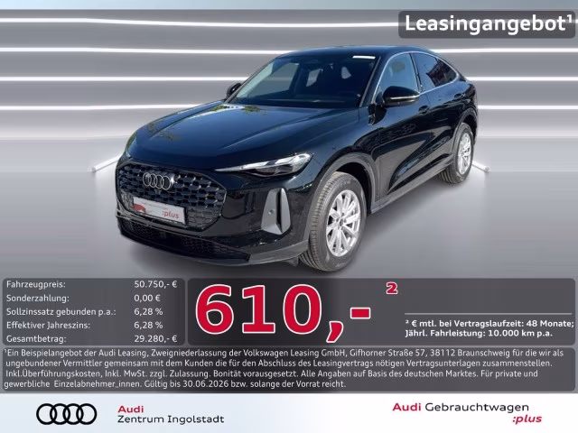 Audi Q5 Sportback TDI qu AHK LED NAVI+ Kamera PDC ACC