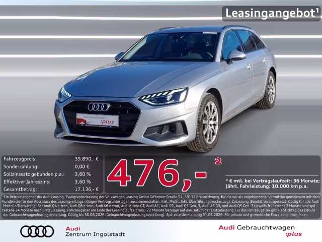Audi A4 Avant 30 TDI STHZG LED NAVI+ ACC Virtual Kam