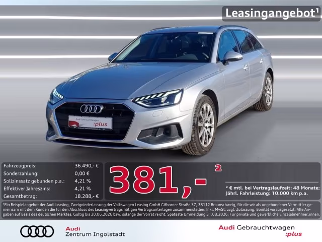 Audi A4 Avant 30 TDI STHZG LED NAVI+ ACC Virtual Kam