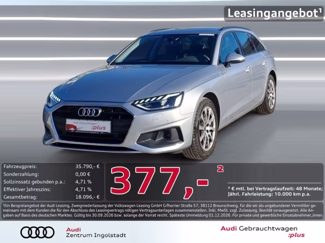 Audi A4 Avant 30 TDI STHZG LED NAVI+ ACC Virtual Kam