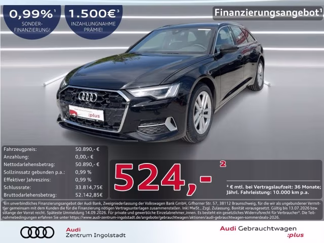 Audi A6 Avant 50 TFSI e qu AHK ACC 360° LED advanced