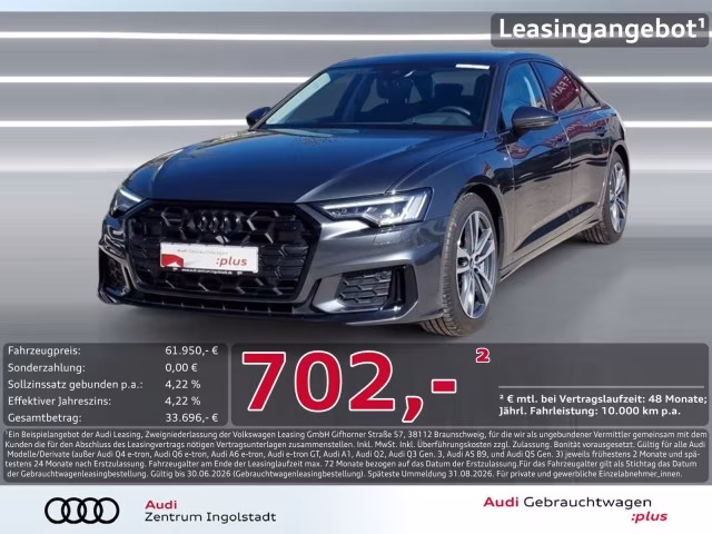 Audi A6 Limousine 45 TDI qu S line HuD PANO STHZG B&amp;amp;O