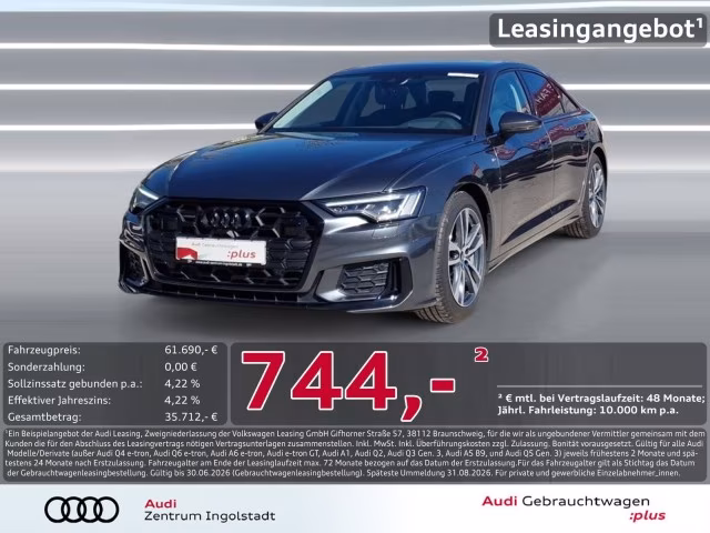 Audi A6 Limousine 45 TDI qu S line HuD PANO STHZG B&amp;amp;O