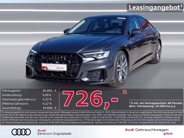 Audi A6 Limousine 45 TDI qu S line HuD PANO STHZG B&amp;amp;O