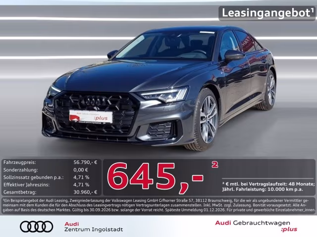Audi A6 Limousine 45 TDI qu S line HuD PANO STHZG B&amp;amp;O
