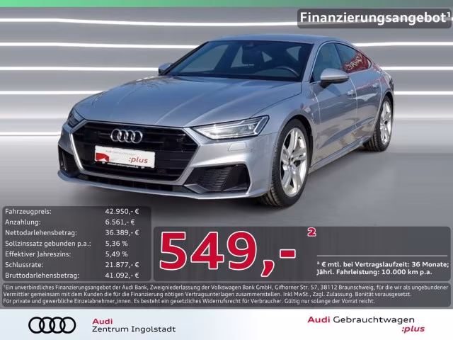 Audi A7 Sportback 50 TFSI e qu S line S-Sitze ACC 20&amp;quot;