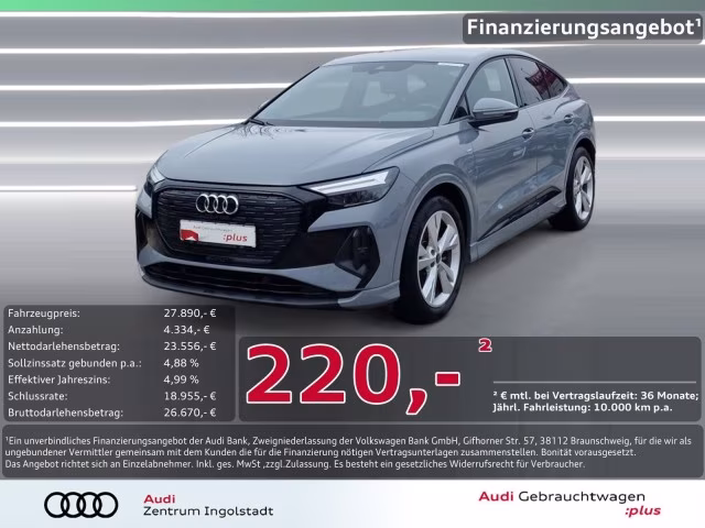 Audi Q4 Sportback e-tron 35 S line NAVI PDC STHZG 20&amp;quot;
