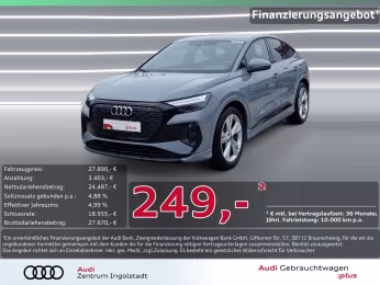 Q4 Sportback e-tron 35 S line NAVI PDC STHZG 20"
