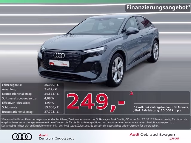 Audi Q4 Sportback e-tron 35 S line NAVI PDC STHZG 20&amp;quot;